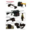 X-7 Bulls Bag Adv.(7 Bags)Tact BLKUnfld
