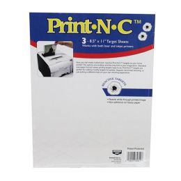 Shoot-N-C 8.5"x11" Blank Targets-3 sheets