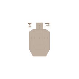 Eze-Scorer BC27 IPSC Practice 12" x 18-10