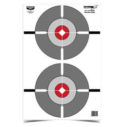 Eze-Scorer 12"x18" Dbl Bull's-Eye Tgt 10