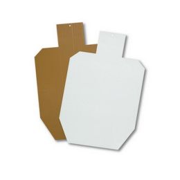 Sharpshooter IPSC Wh/Br plastic (Per 100)