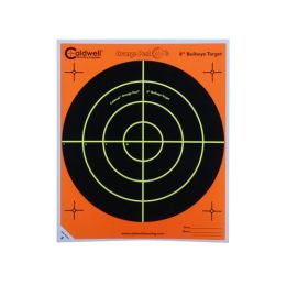 Orange Peel 8" bulls-eye: 10 sheets