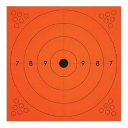 Adhesive Target 13X13 Orange 10Pk