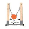 Metal Target Stand Folding compact legs
