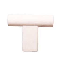 T Connector for Round Target Pole-White