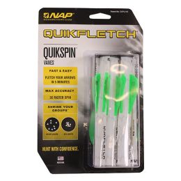 Quikfletch 2" Quikspin-W/G/G (6 Pk)